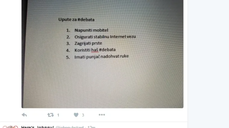'Napunite mobitel i zagrijte prste! I imajte punjač nadohvat ruke'