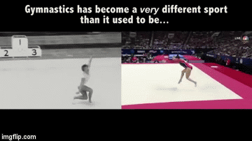 Pogledajte kako je gimnastika izgledala 1950-ih, a kako izgleda danas