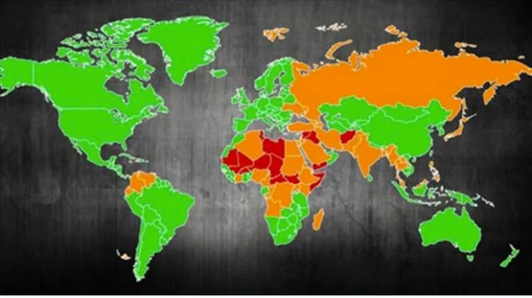 Animirana karta otkriva koje su najopasnije zemlje svijeta
