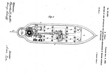 Ovako je izgledao Teslin patent za dron - iz 1898.!