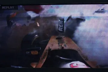 Ovako iz kokpita izgleda izletavanje F1 vozača koji je nakon toga prebačen u bolnicu