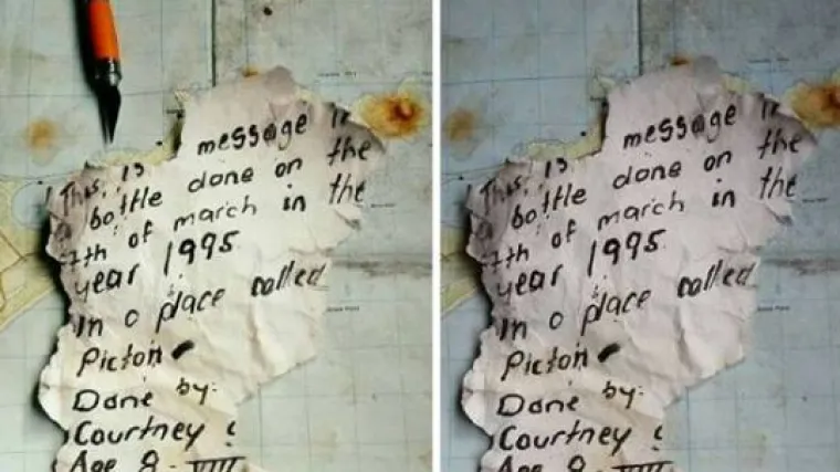 S osam godina je poslala poruku u boci, 21 godinu kasnije dobila ju je nazad