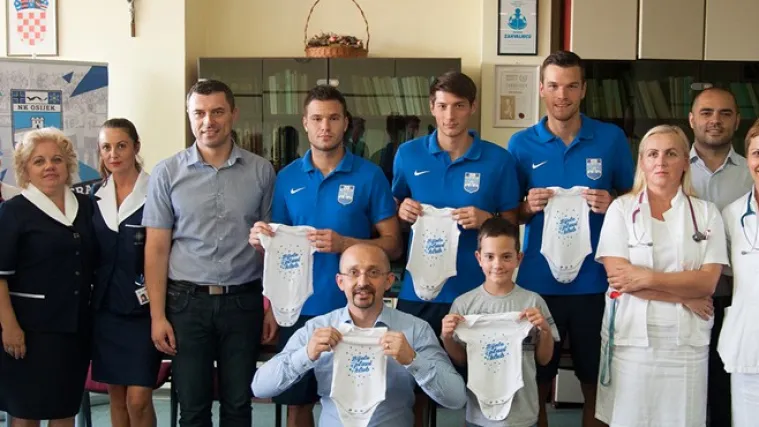 Vrijedna donacija NK Osijek Klinici za pedijatriju