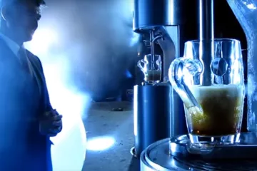 U Sloveniji puštena u rad prva 'pivska fontana'