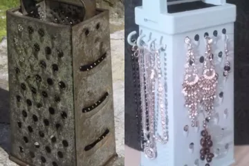 Genijalna ideja: Od hrđavog ribeža napravila je kul držač za nakit