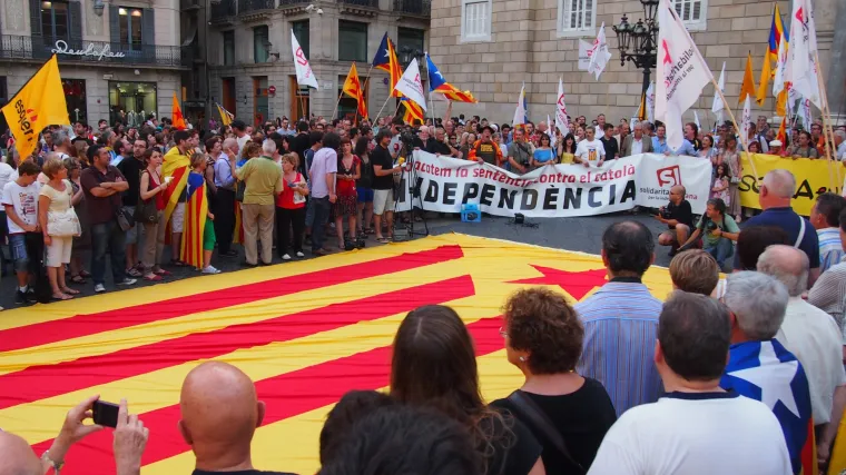 Katalonci veliki nacionalni praznik obilježavaju velikim prosvjedima diljem &Scaron;panjolske