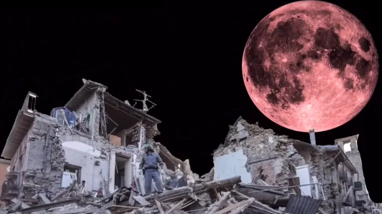 Mjesečeve mijene utječu na razorne potrese