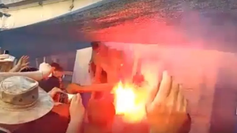 Kaznena prijava zbog paljenja zastave Srbije u Kninu prilikom proslave obljetnice 'Oluje'