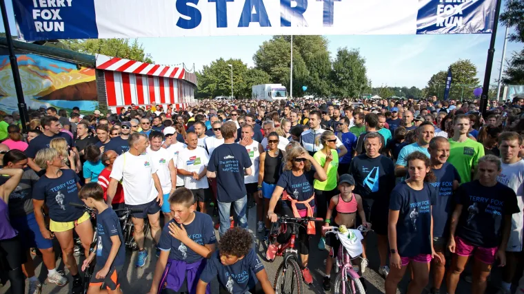 Na 17. humanitarnoj trci 'The Terry Fox Run' vi&scaron;e od sedam tisuća sudionika, najvi&scaron;e do sada