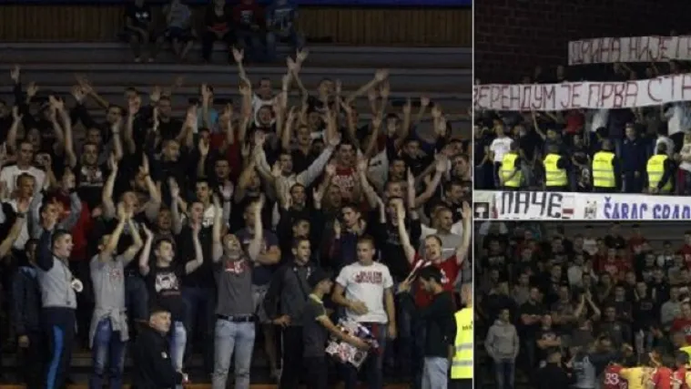 Navijači Crvene zvezde uoči referenduma u Republici Srpskoj poslali skandaloznu poruku