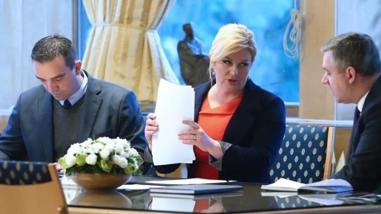 Objavljeno kada čelnici stranaka dolaze kod predsjednice