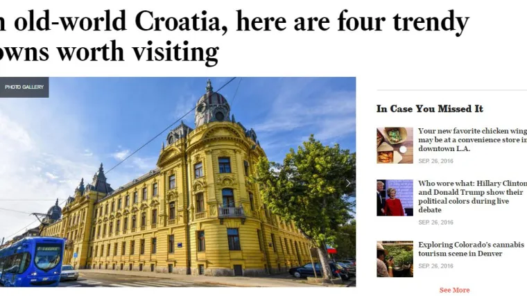 Ugledni LA Times objavio nevjerojatnu reportažu o Hrvatskoj i ne, ovaj put nije o Dubrovniku i Dalmaciji