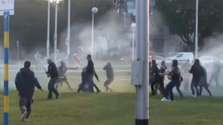 Objavljena snimka žestokog okr&scaron;aja BBB-a s Talijanima i policijom