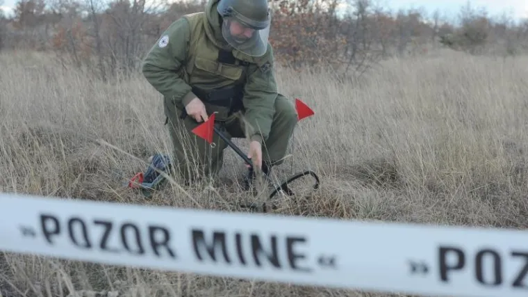 Pri eksploziji mine poginuo pirotehničar Mungosa