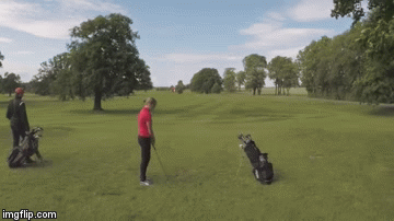 Golf joj ba&scaron; i ne ide, ali je zato rođena za razbijanje