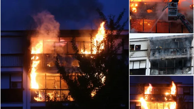 Izgorjela dva stana na Remetinečkoj cesti, jedna osoba ozlijeđena