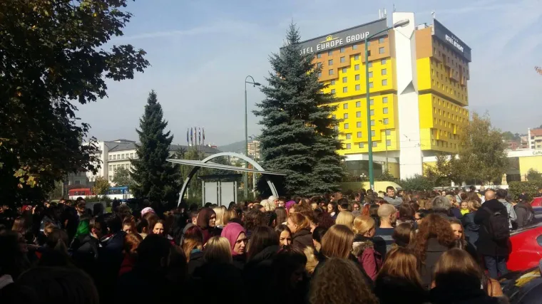 Studenti u Sarajevu nastavili prosvjede tražeći hitno izručenje vozača koji je pregazio dvije djevojke