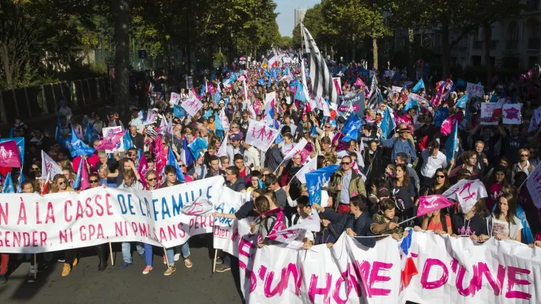 Francuski 'obitelja&scaron;i' prosvjedovali protiv istospolnih brakova: žele nametnuti ovu temu uoči izbora