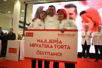 Buddy oduševljen dočekom u Hrvatskoj - najljepšu tortu izabrao uz pomoć fanova
