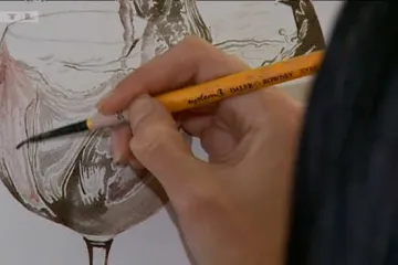 Ako je u vinu istina, onda je ovo istinska umjetnost: Monika vinskim talogom stvara umjetnička djela