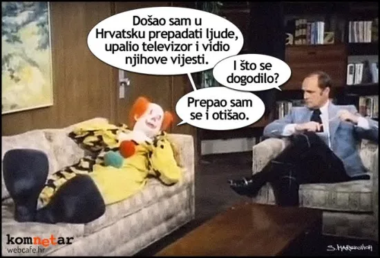 I klaunovi u Hrvatskoj zavr&scaron;e kod psihijatra...