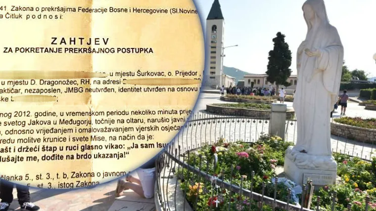 'U crnom pla&scaron;tu i sa &scaron;tapom u rukama urlao s oltara - 'Ja sam Isus Krist!'