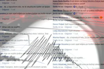 Potres se osjetio i u Hrvatskoj, treslo se u Zagrebu, Rijeci, Splitu, Metkoviću...