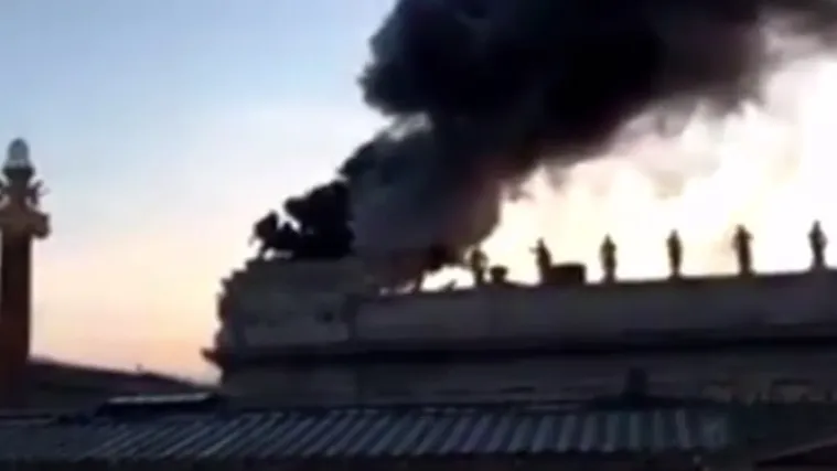 Gusti dim &scaron;irio se sredi&scaron;tem grada