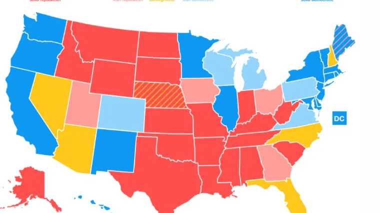 &Scaron;est saveznih država odlučuje o novom američkom predsjedniku