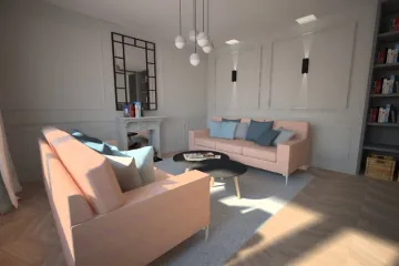 Pogledajte opremanje dnevnog boravka inspiriranog francuskim stilom