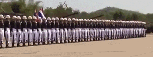 Vojna disciplina ima i zabavnu stranu