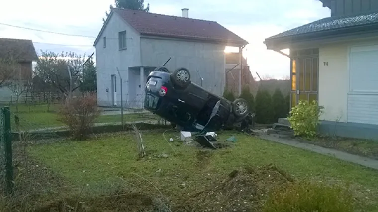 Majka s dvoje djece probila ogradu i zavr&scaron;ila na krovu&nbsp;u dvori&scaron;tu