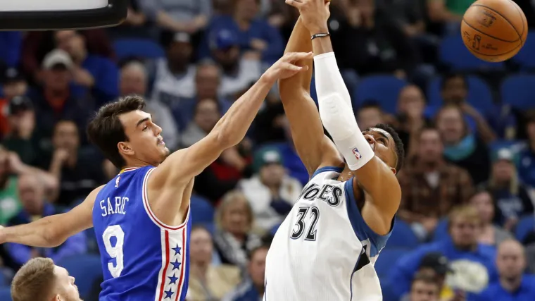 &Scaron;arić najefikasniji u porazu Sixersa na gostovanju kod Minnesota Timberwolvesa