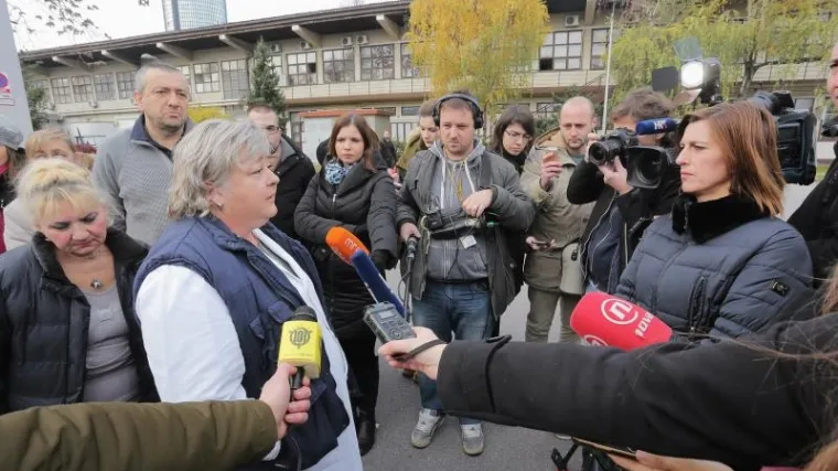 Prosvjed radnika SC-a: '&Scaron;trajkamo zato &scaron;to smo zavr&scaron;ili kolektivne pregovore, usuglasili tekst cijelog KU-a, a onda je Uprava odbila potpisati'