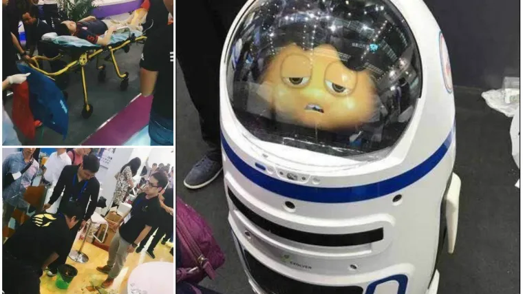 Kineski R2-D2 pomahnitao na sajmu, napao posjetitelja i spremio ga u bolnicu