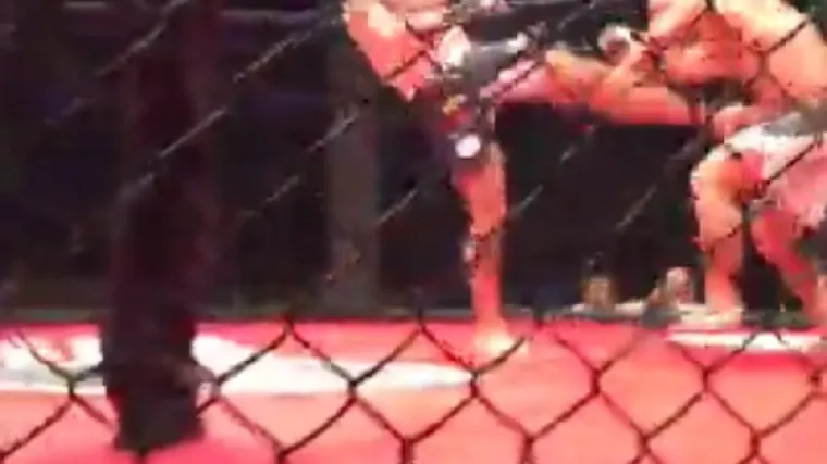 Hrvat u&scaron;ao u kavez, nokautirao protivnika i prekinuo mu pobjednički niz