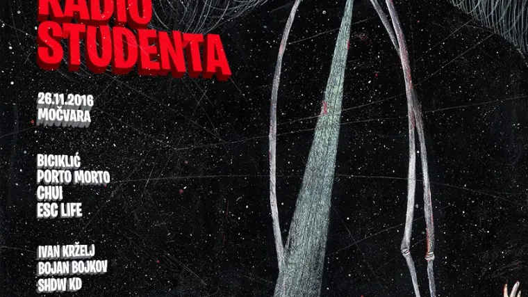 Radio Student velikim koncertom u Močvari slavi 20. rođendan