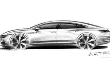 Nasljednik Volkswagenovog CC-a zvat će se Arteon, ovdje su prve skice njegova izgleda