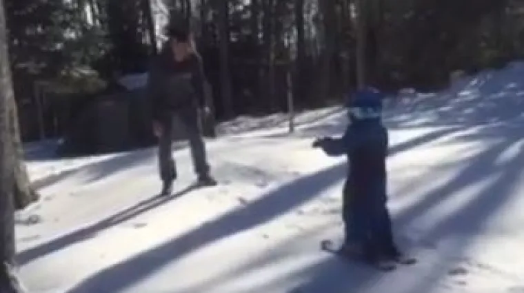 Sin Ivice Kostelića upravo je napravio prve skija&scaron;ke korake na Sljemenu!