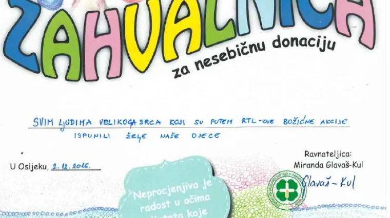 Uspje&scaron;no zavr&scaron;ila akcija darivanja mali&scaron;ana: veliko hvala svima koji su djeci omogućili sretan Božić