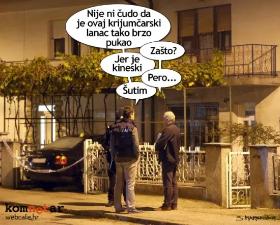 Razgovor hrvatskih policajaca...