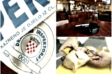Kafiće zatvaraju zbog pušenja, a trgovačke lance zbog mesa zaraženog salmonelom ne