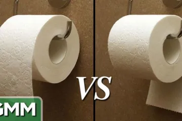 Kako je ispravno okrenuti rolu toaletnog papira?