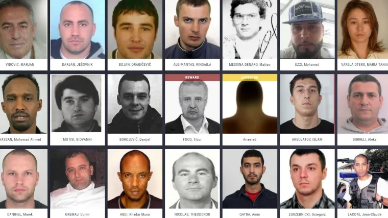 Ovo su najtraženiji europski bjegunci: među njima su i trojica koje traže hrvatske vlasti