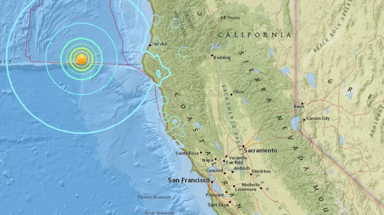 Potres u Tihom oceanu od 6,5 stupnjeva po Richteru