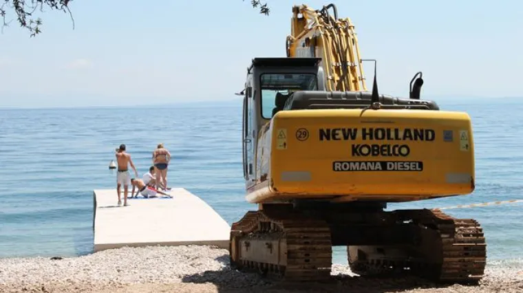 Uređuju se plaže Medveja, plaža u Iki te Bribirska obala u Novom Vinodolskom