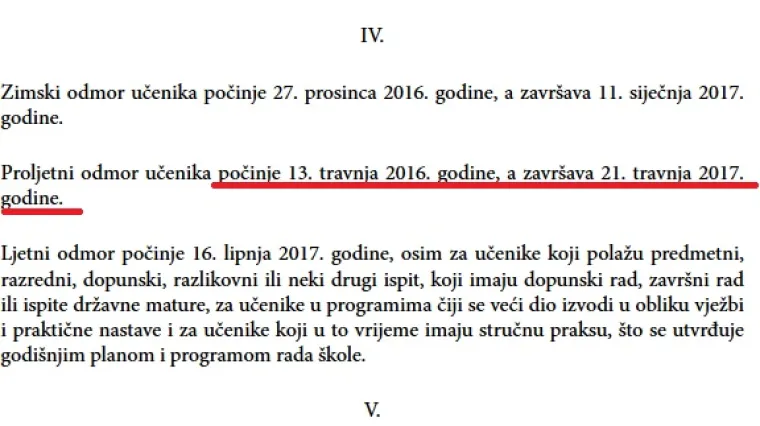 Ministarstvo obrazovanja dalo godinu dana praznika svim učenicima u Hrvatskoj!