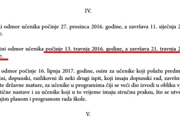 Ministarstvo obrazovanja dalo godinu dana praznika svim učenicima u Hrvatskoj!