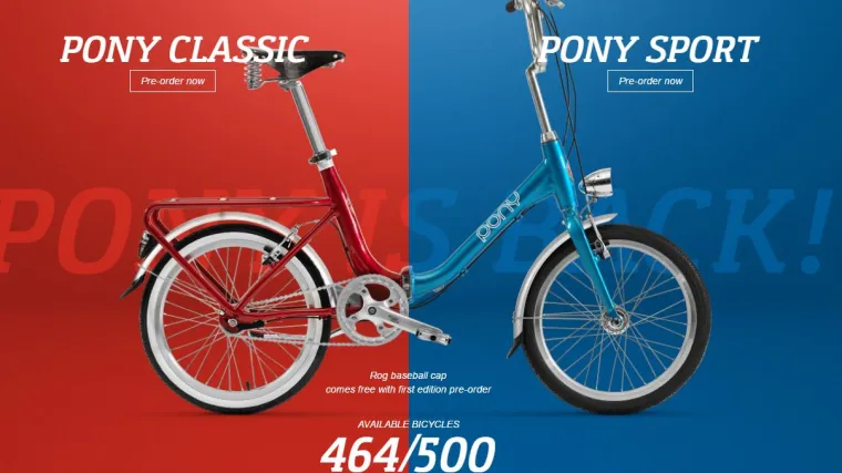 Nova i modernizirana verzija: na velika vrata vraća se legendarni bicikl Pony!