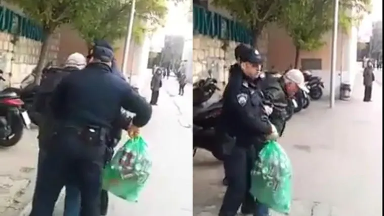 Snimka koja je uzbunila Split: Dva policajca nasilno privela starijeg mu&scaron;karca koji je sakupljao boce